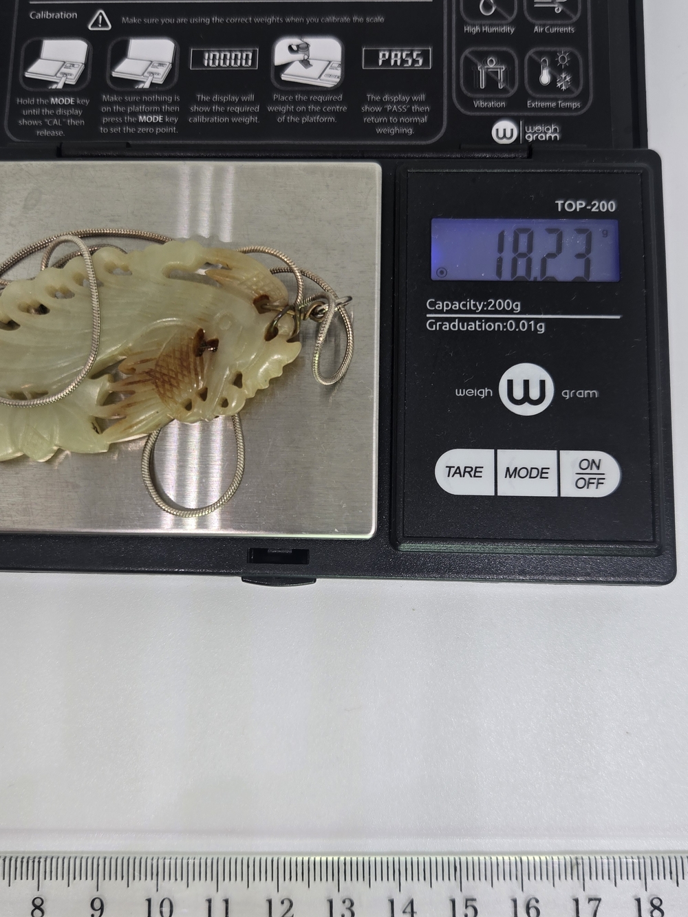 Carved Jade Bird Pendant 925 Sterling Silver Necklace - Picture 6 of 8